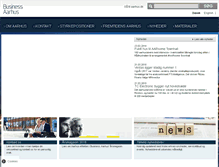 Tablet Screenshot of businessaarhus.dk